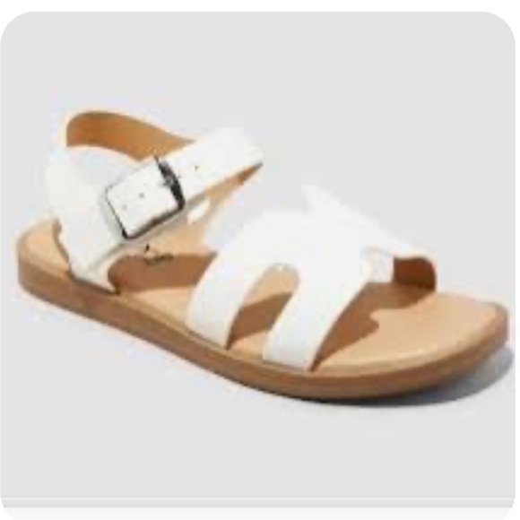 art class Other - Girls Mari White Ankle Strap Sandals- Art Class